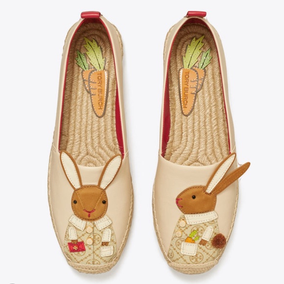 Tory Burch Shoes - NEW TORY BURCH LIMITED EDITION Rabbit Espadrilles Size 9 NWOB